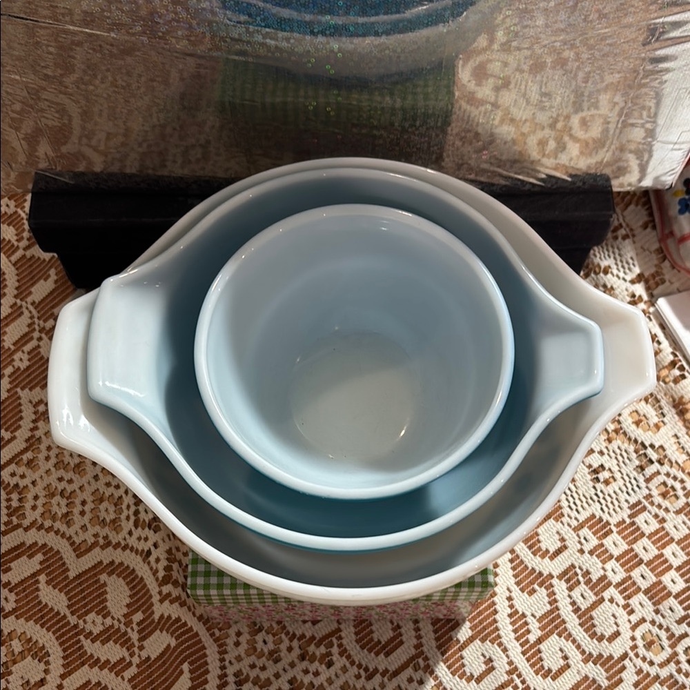 Pyrex Blue Horizon (3) - Picture 2 of 11